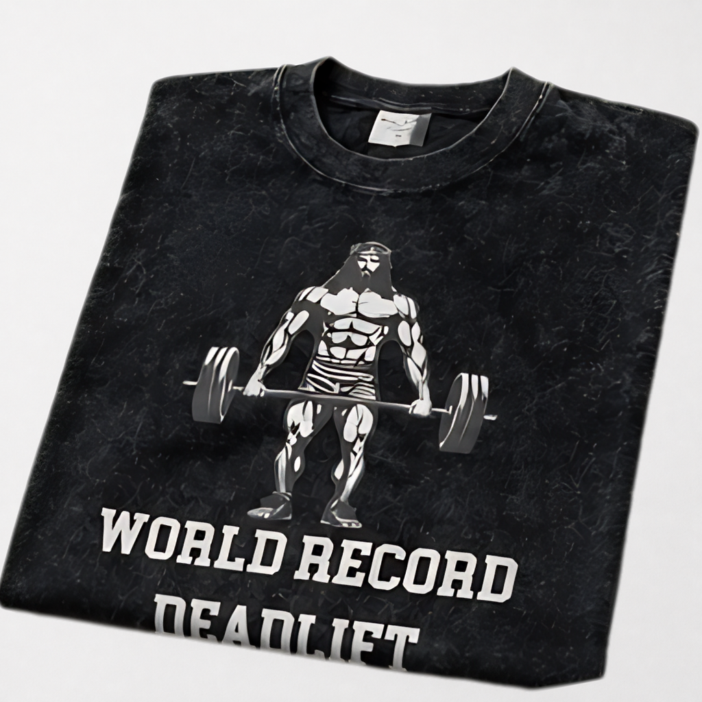 World Record Deadlift Gym Shirt