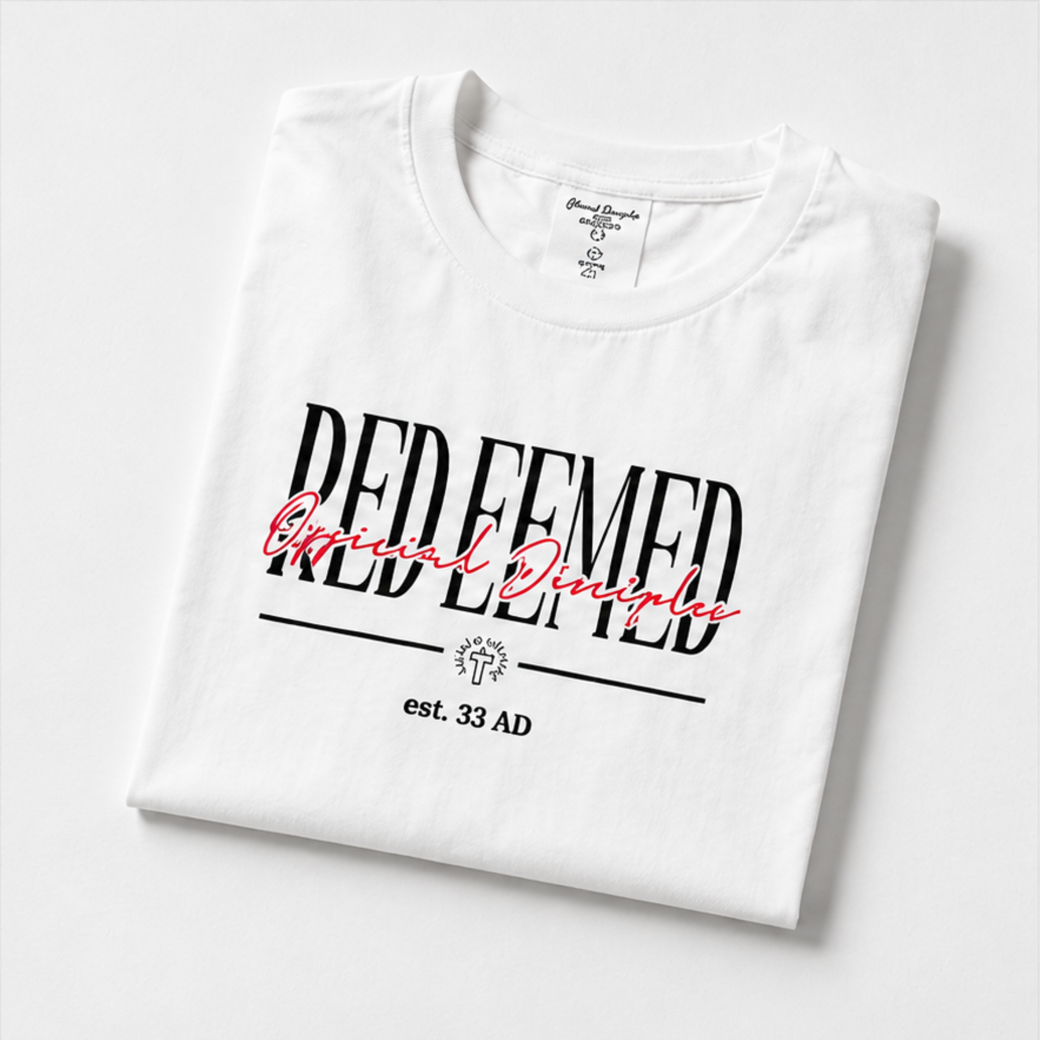REDEEMED: Official Disciples Gym Shirt